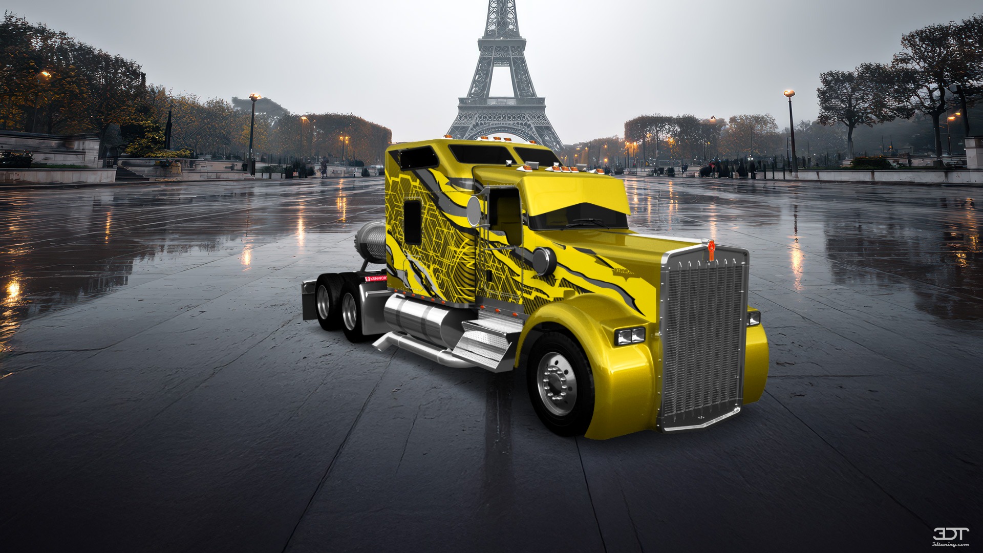 Kenworth W900 Sleeper Cab Truck 2015 tuning