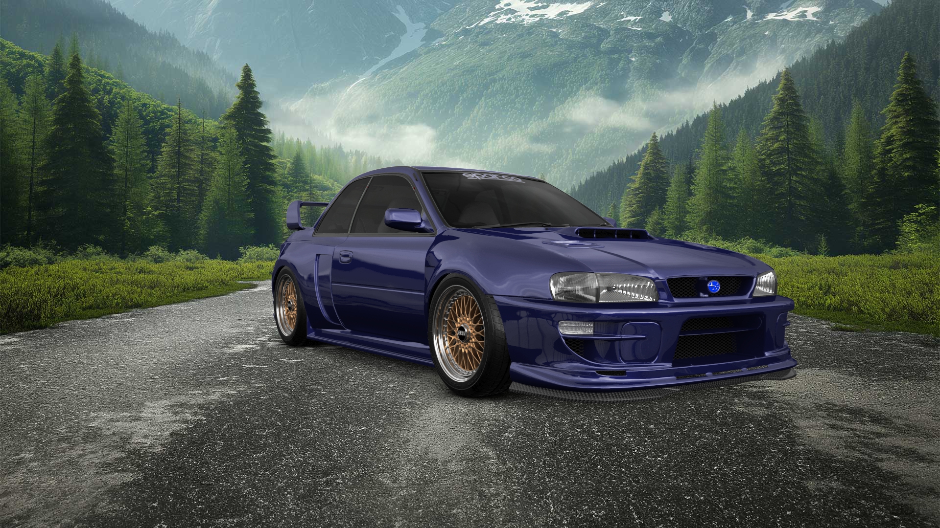 Subaru Impreza WRX STI 22B 2 Door Coupe 2000