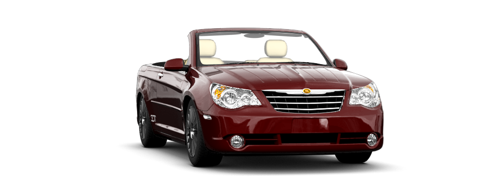 Red Chrysler Sebring Cabrio