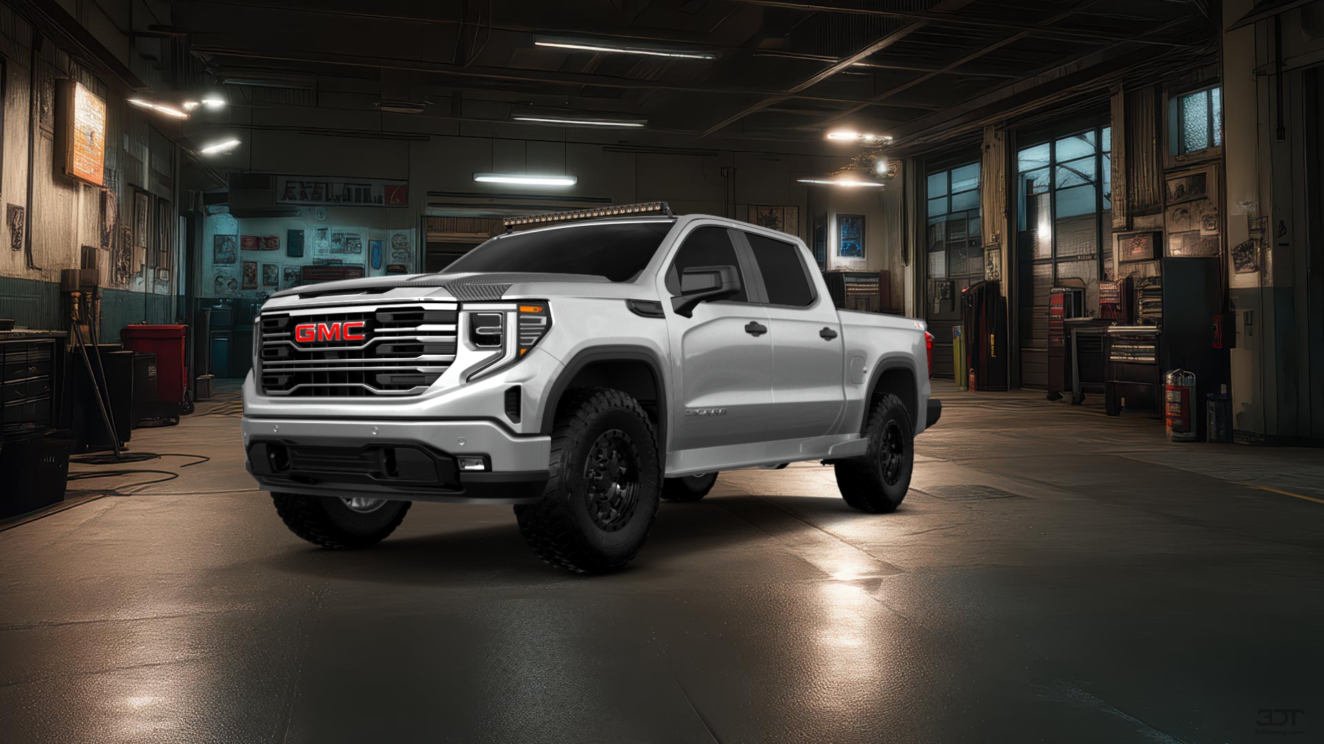 GMC Sierra 1500 Crew Cab 5.8 ft box 4 Door pickup truck 2023 tuning