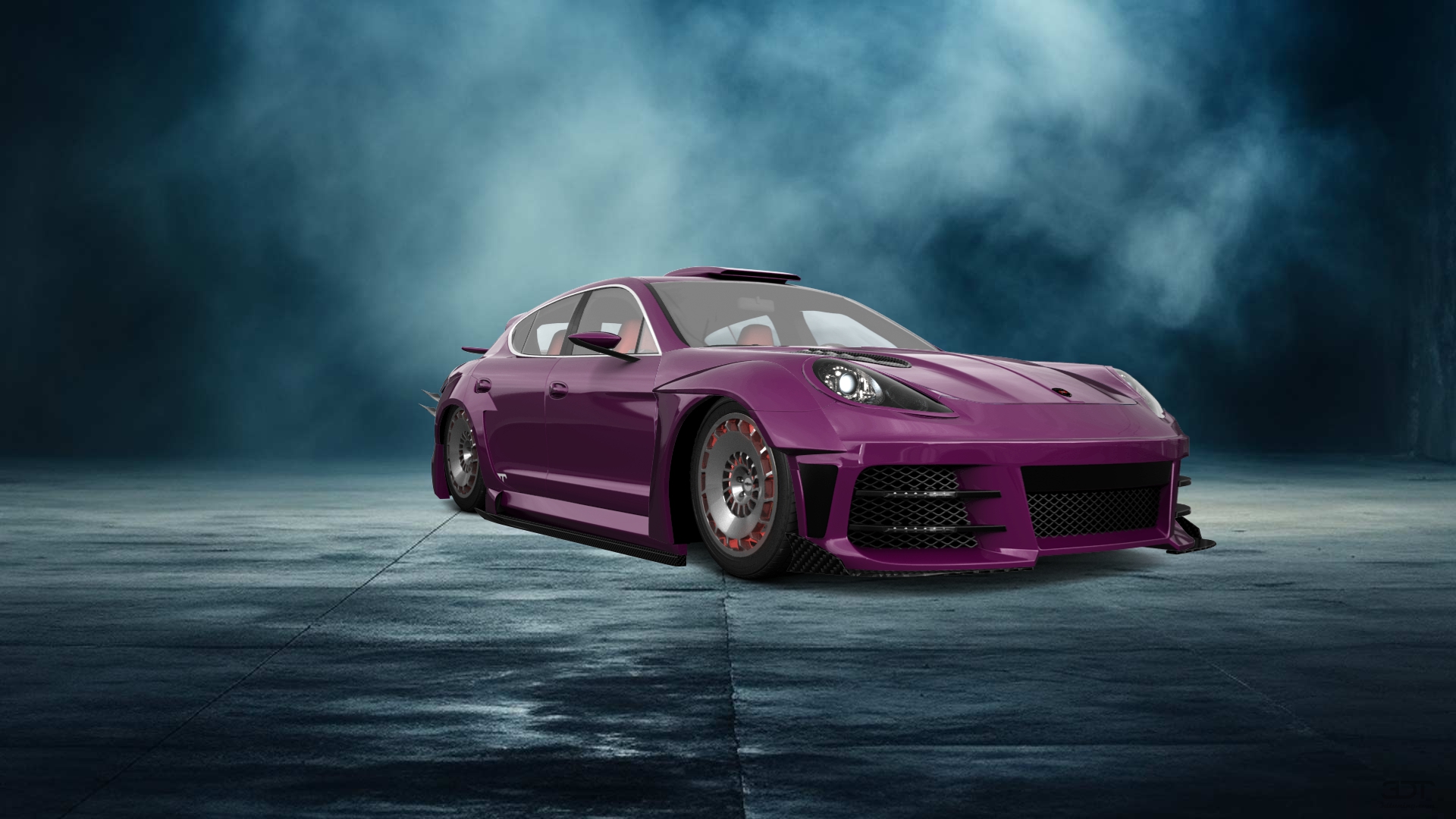 Porsche Panamera 4 door fastback saloon 2011