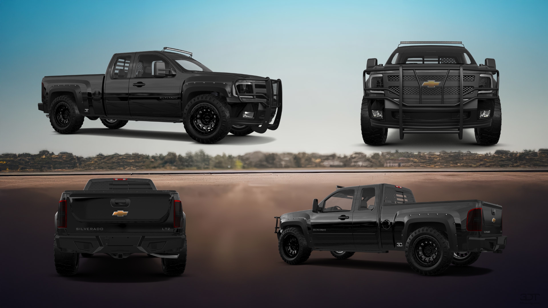 Chevrolet Silverado 1500 6.6 ft box Pickup Truck 2008 tuning