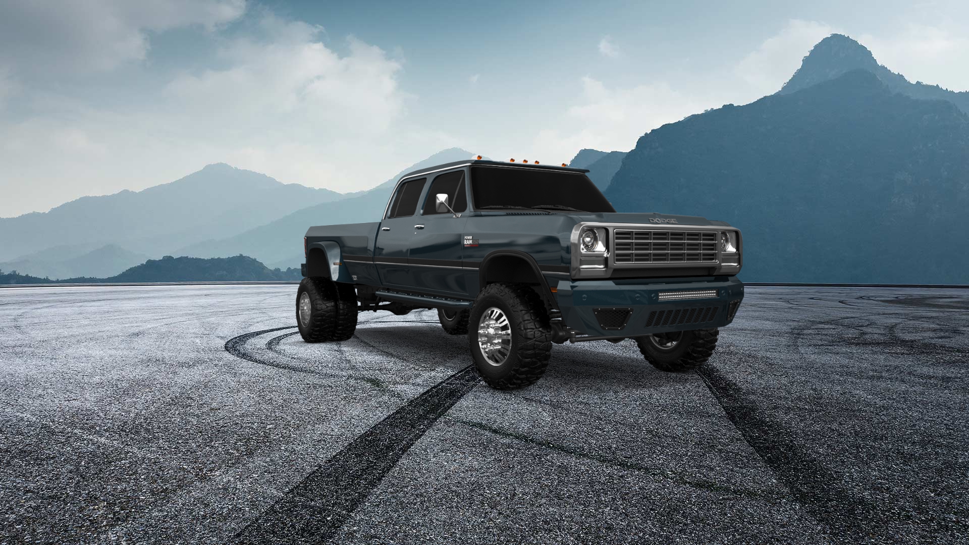 Dodge Ram 350 4 Door pickup truck 1991 tuning
