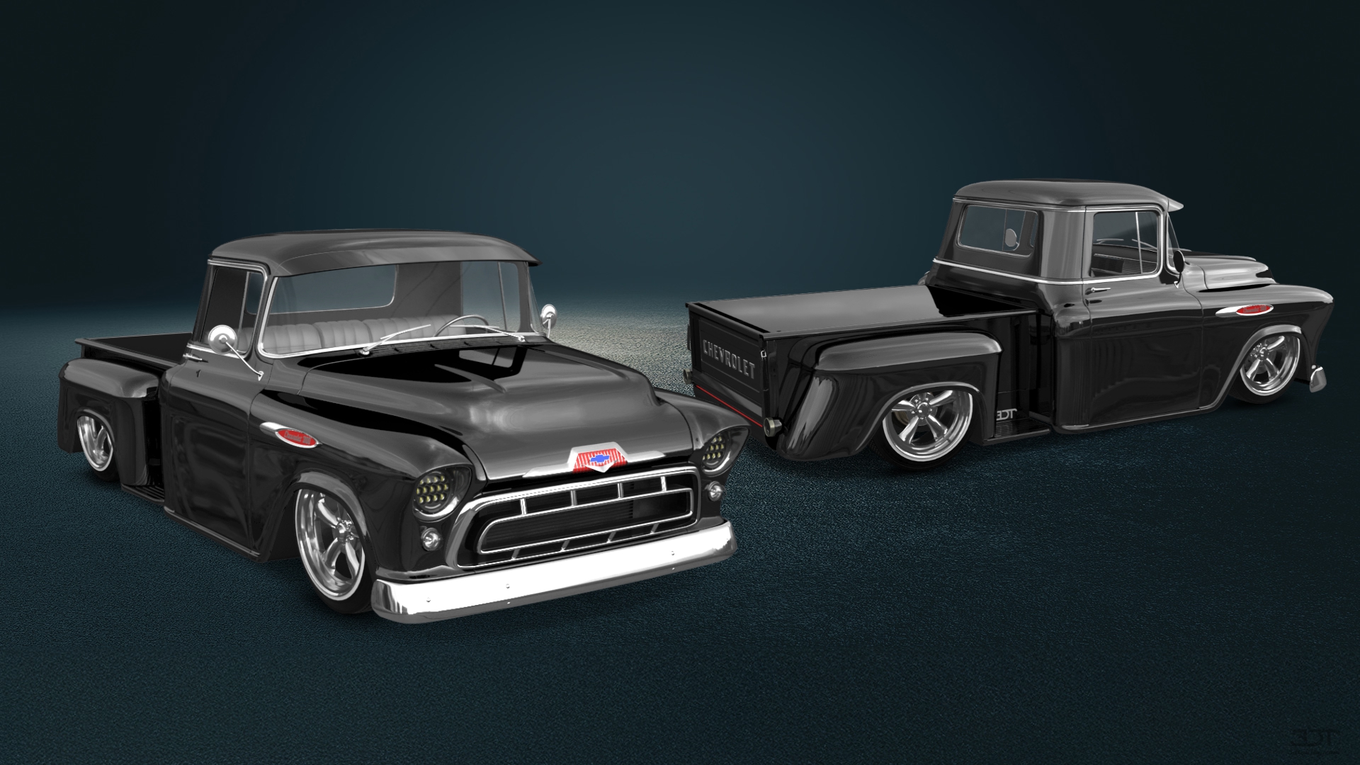 Chevrolet 3100 2 Door pickup truck 1955 tuning