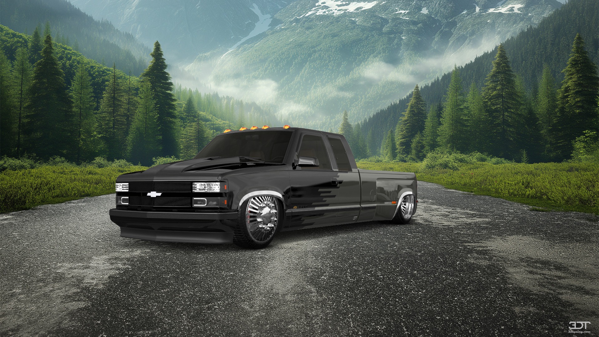 Chevrolet K3500 Extended Cab Pickup Truck 1988 tuning