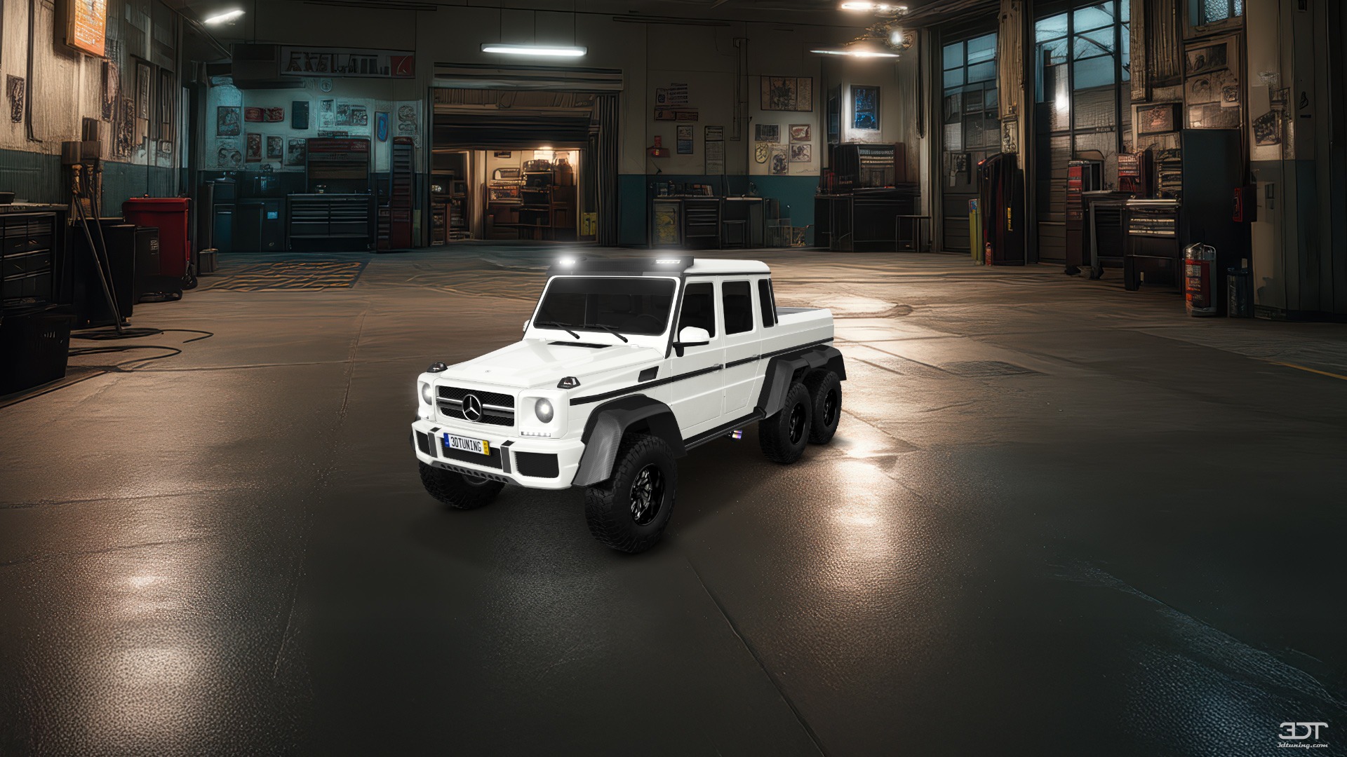 Mercedes G 63 AMG 6x6 4 Door pickup truck 2013 tuning