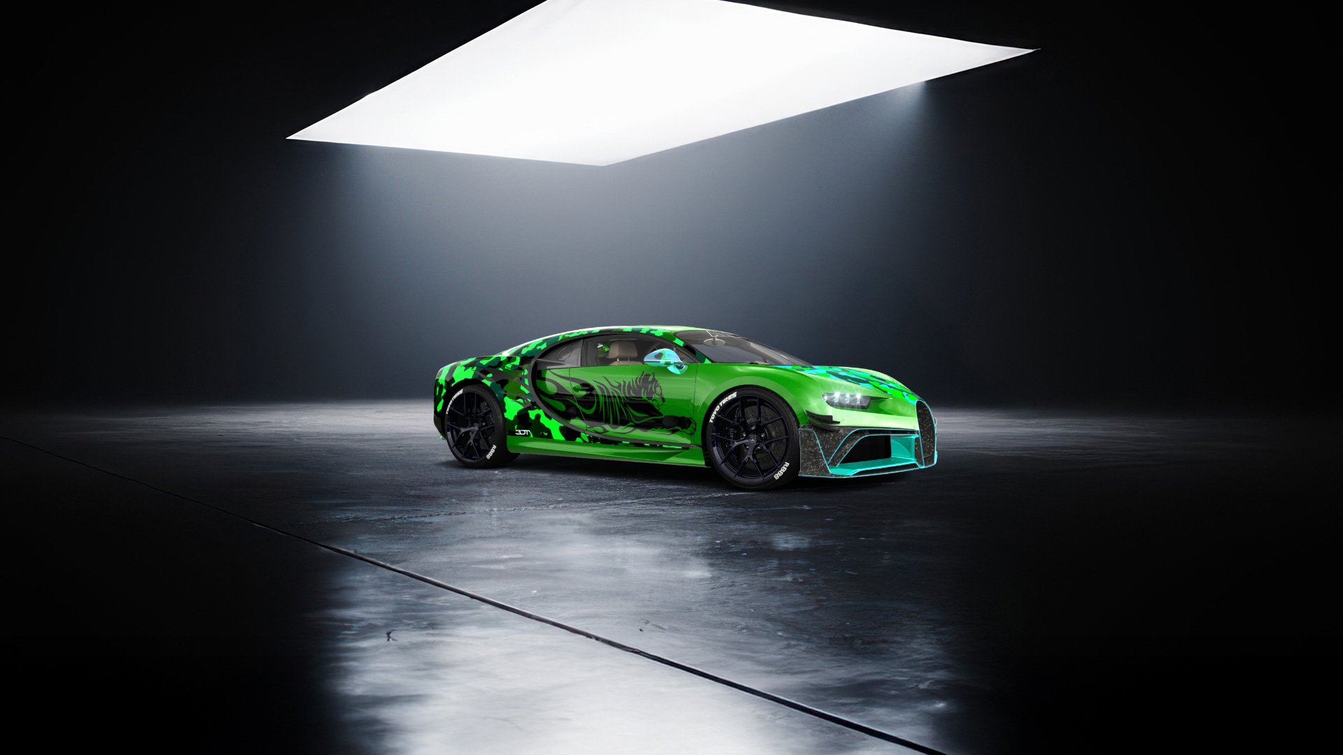 Bugatti Chiron 2 Door Coupe 2016 tuning