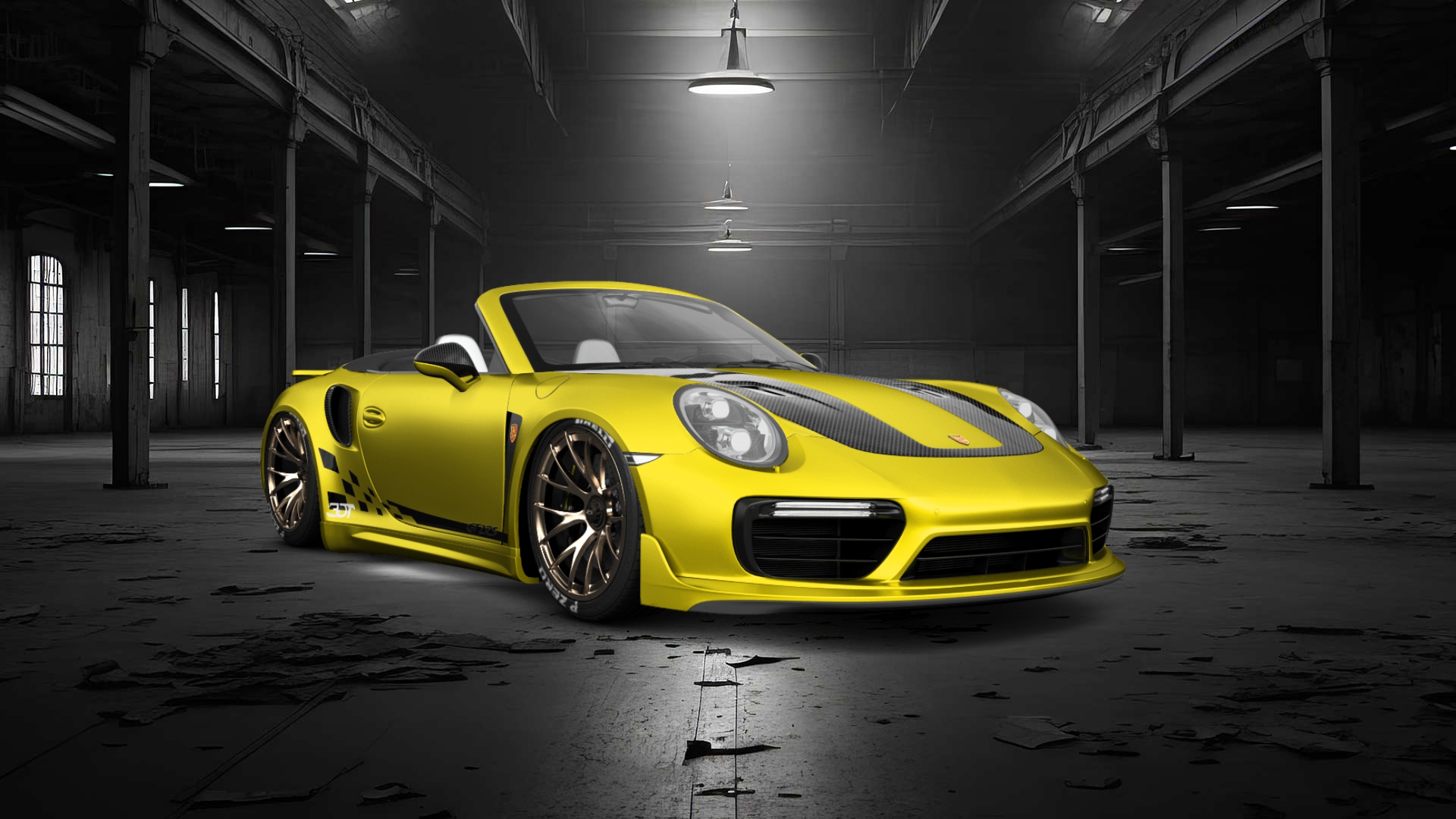 Porsche 911 Turbo S 2 Door Convertible 2014 tuning