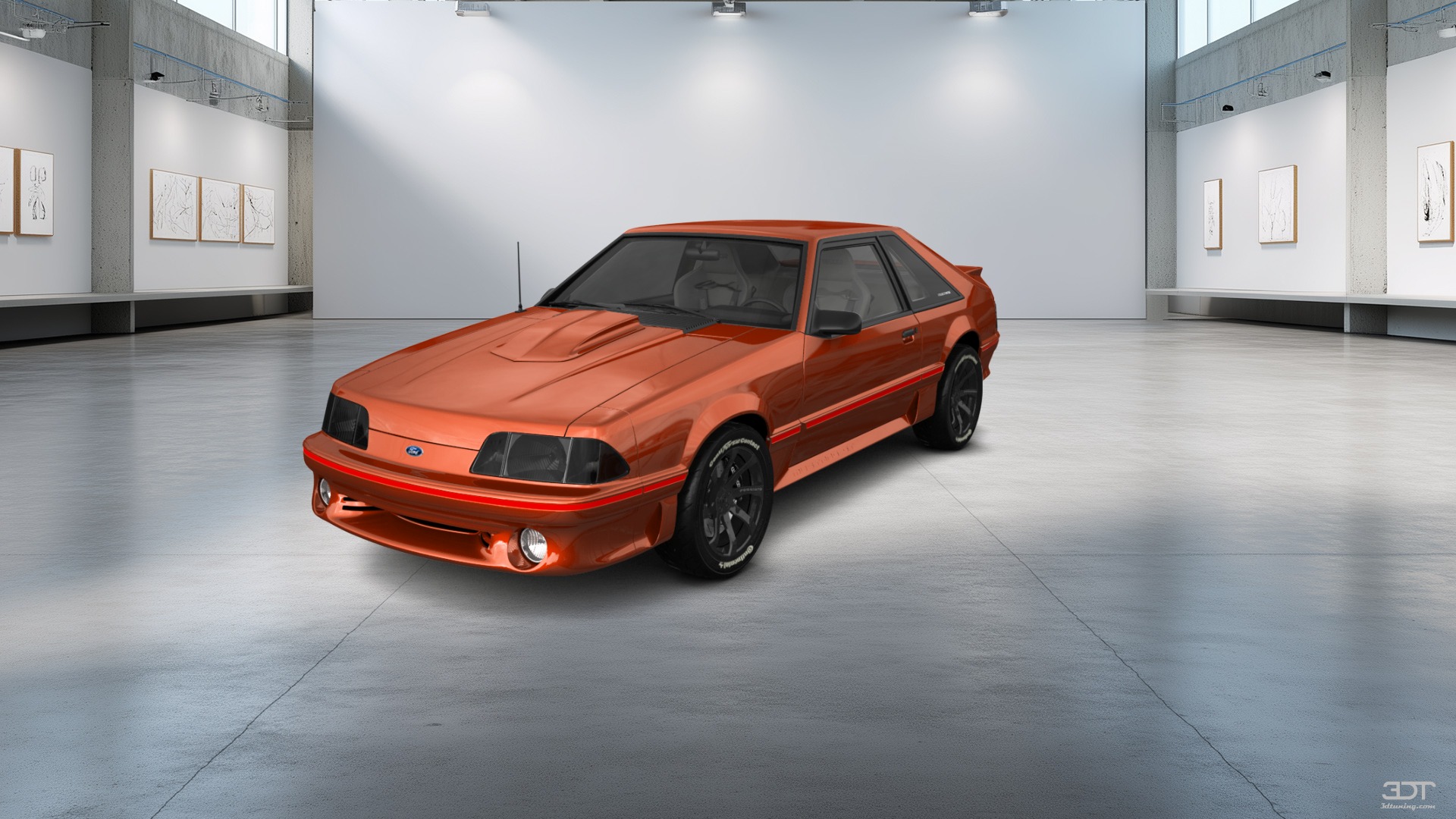 Ford Mustang 3 Door Hatchback 1988 tuning
