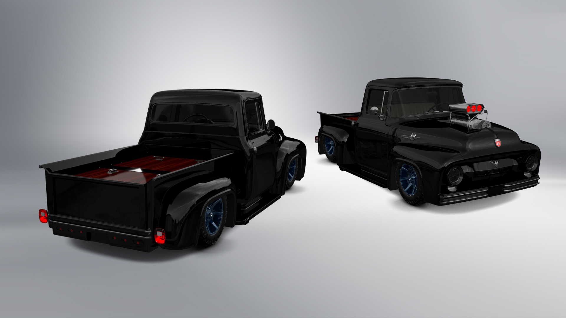 Ford F-100 2 Door truck 1956 tuning