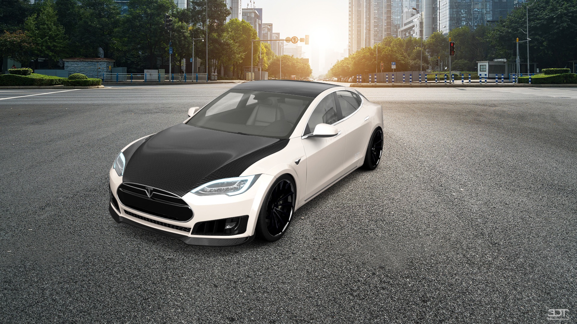 Tesla Model S 5 Door Liftback 2013 tuning