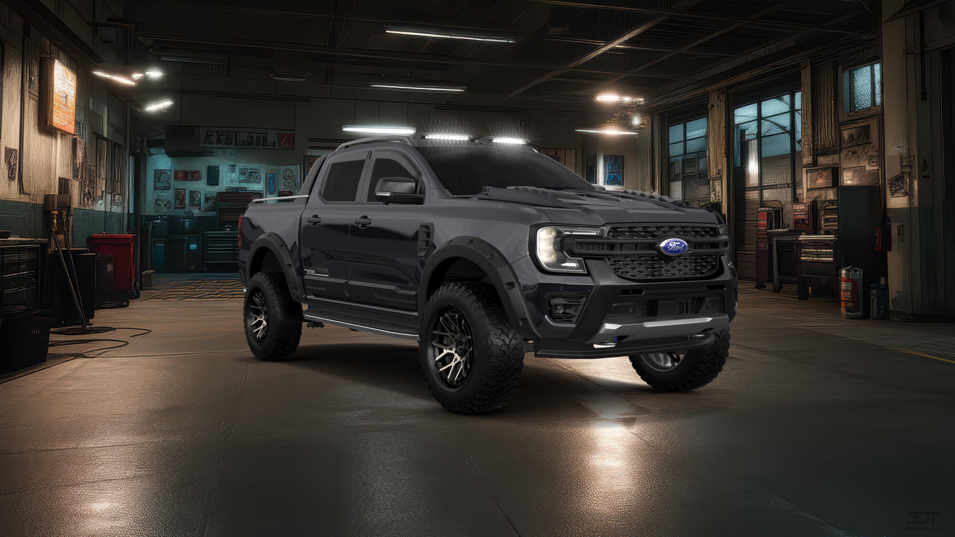 Ford Ranger 4 Door pickup truck 2022 tuning