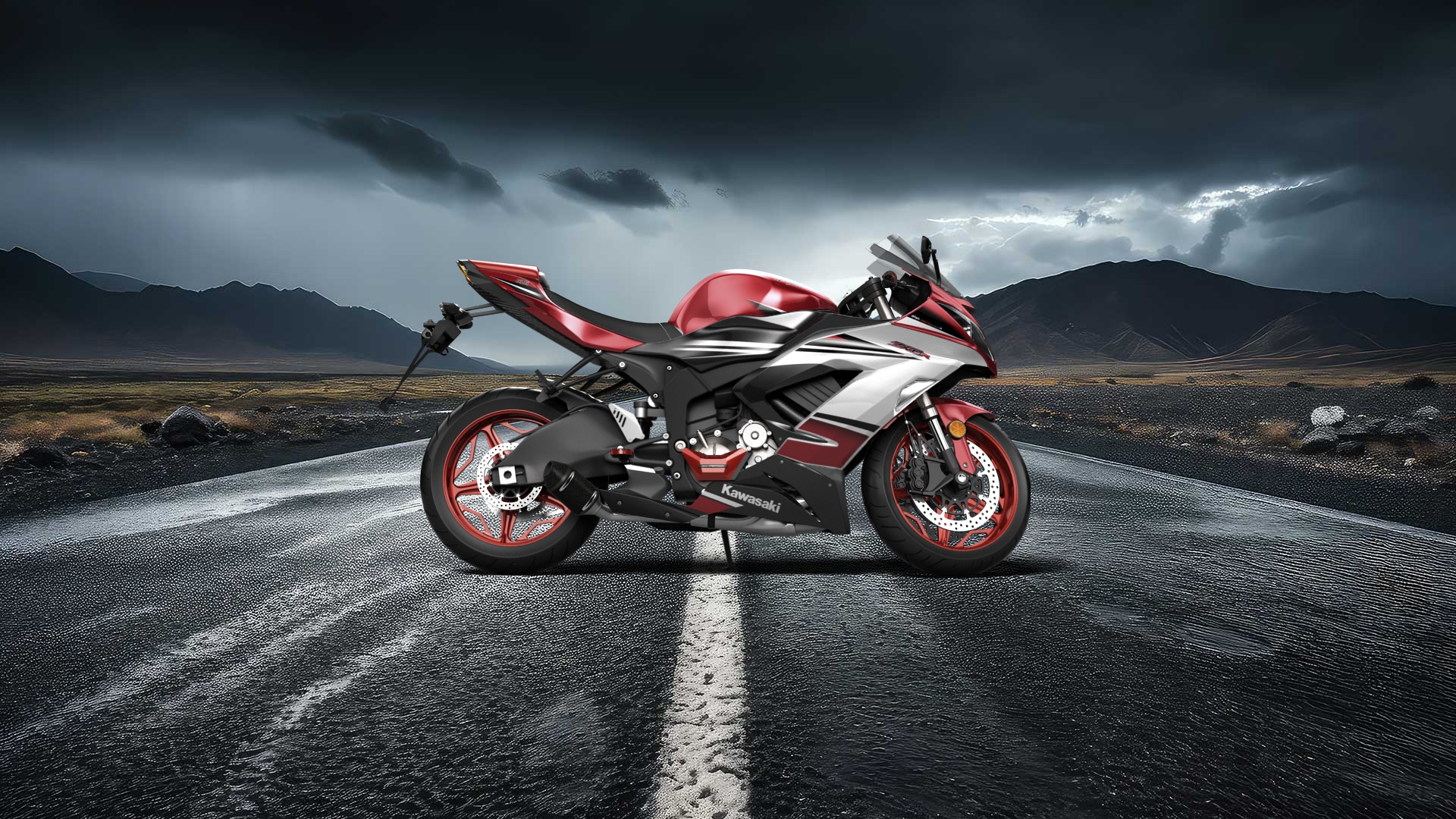 Kawasaki Ninja ZX 6R Sport Bike 2015