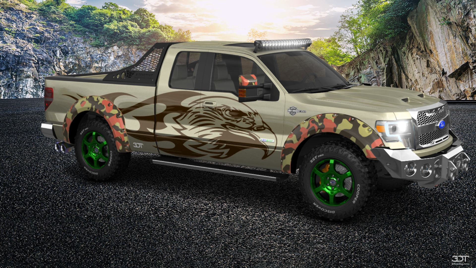 Ford F-150 SuperCab 4 Door pickup truck 2009 tuning