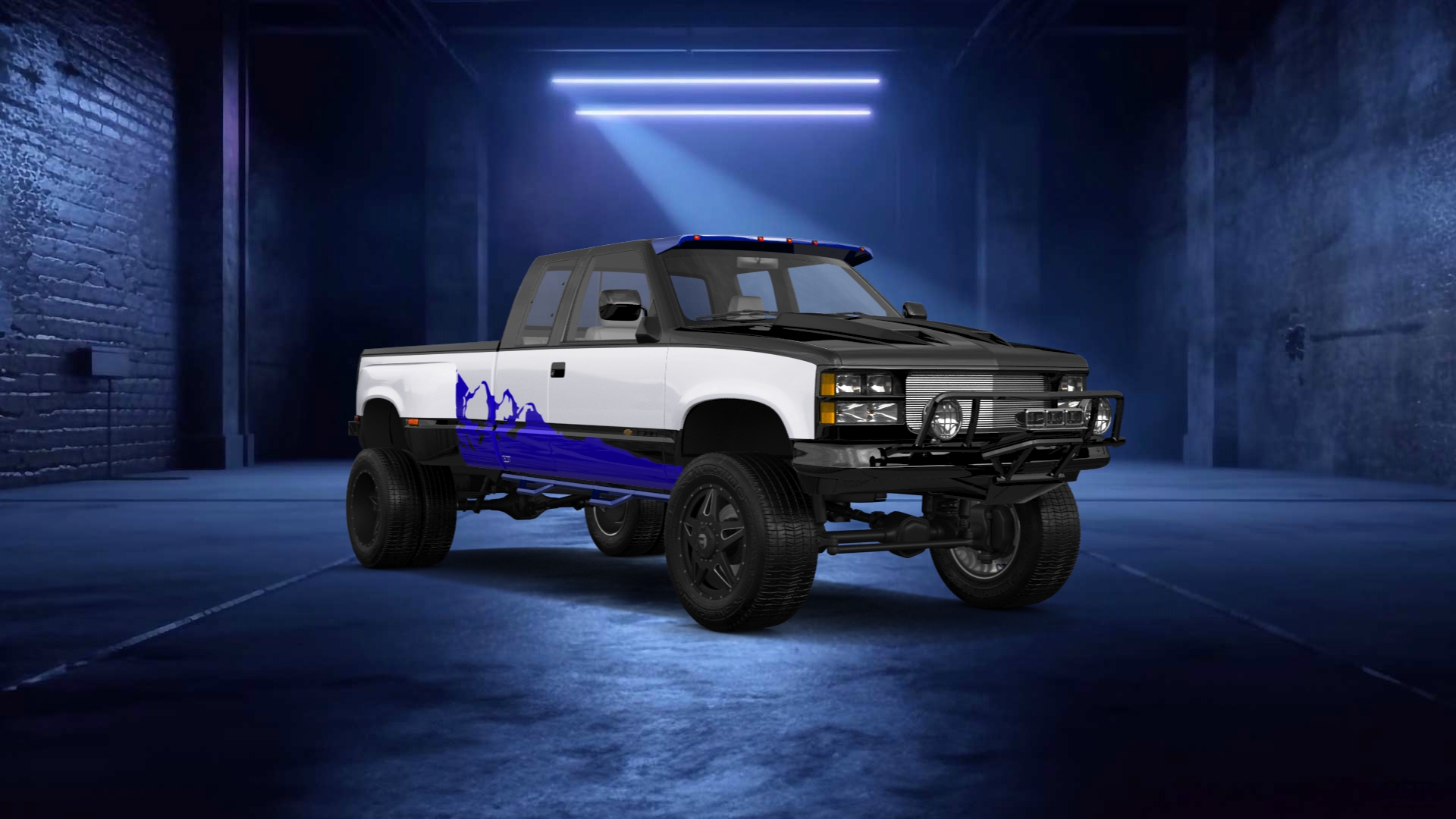 Chevrolet K3500 Extended Cab Pickup Truck 1988