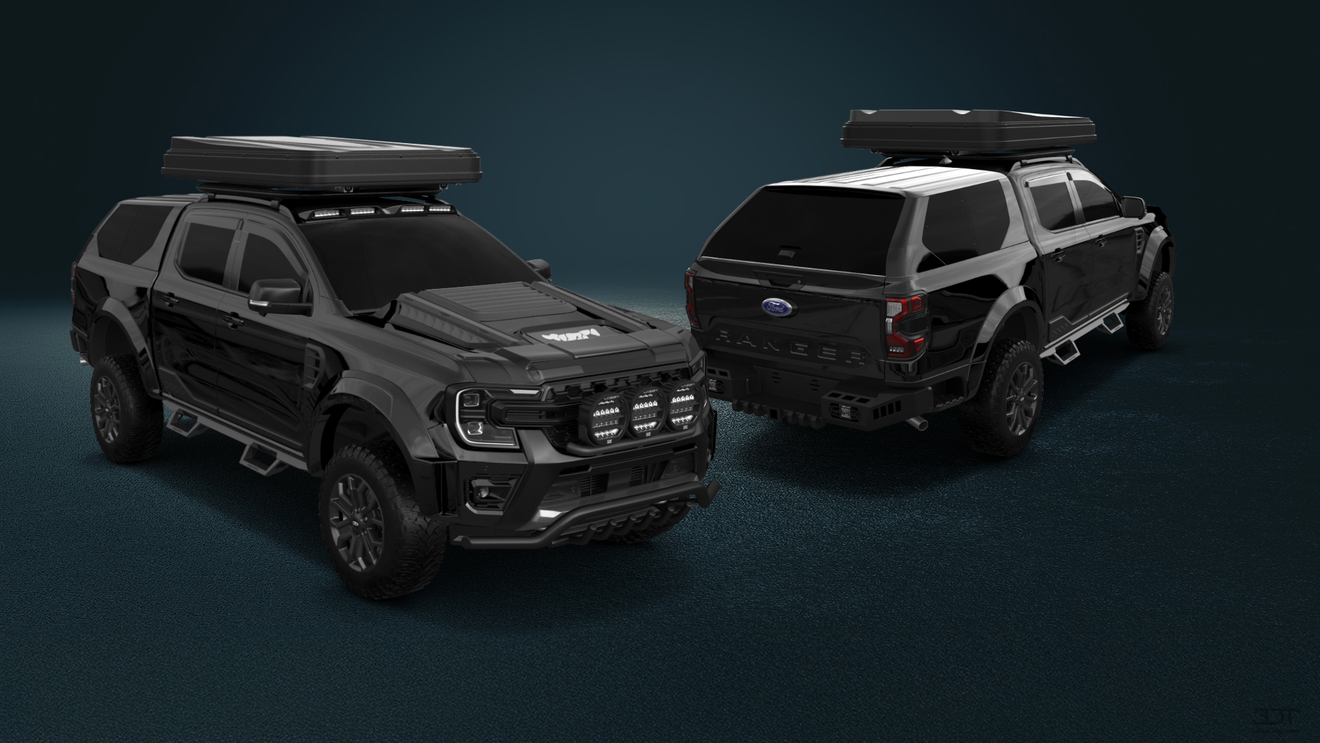 Ford Ranger 4 Door pickup truck 2022 tuning