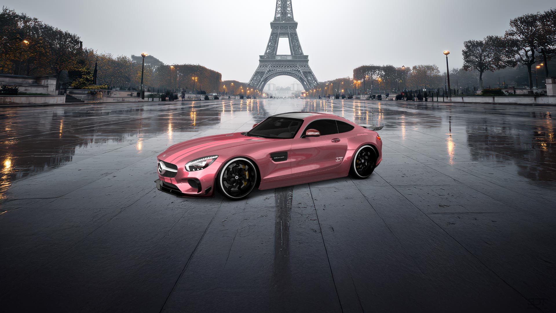 Mercedes AMG GT 2 door fastback coupe 2015 tuning