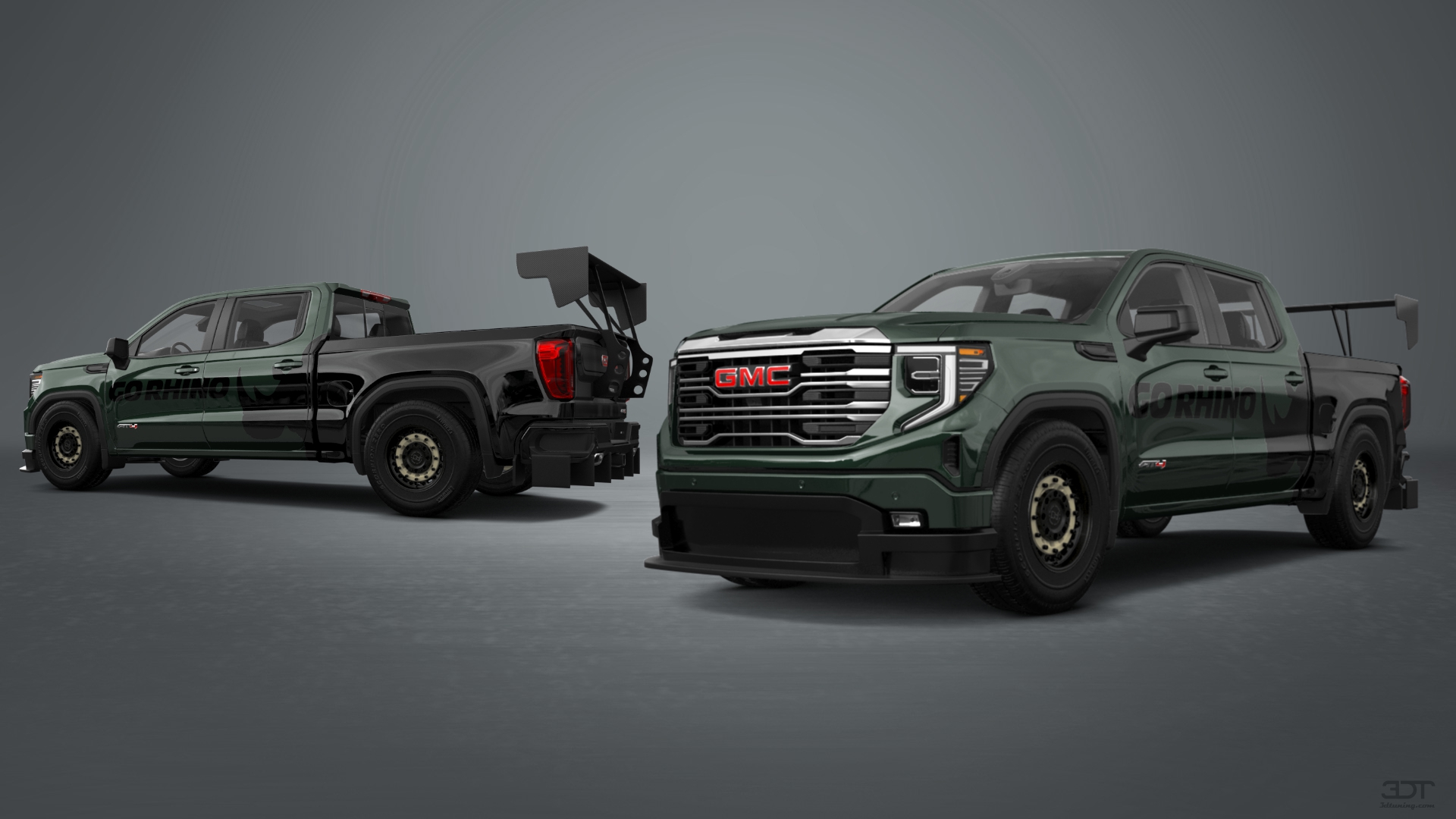 GMC Sierra 1500 Crew Cab 5.8 ft box 4 Door pickup truck 2023 tuning