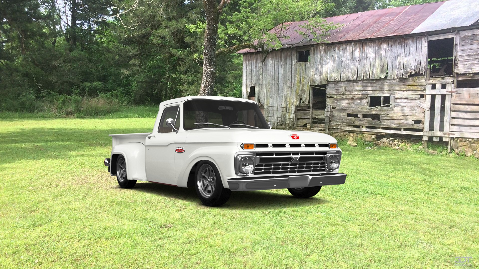 Ford F-100 Flareside 2 Door pickup truck 1961