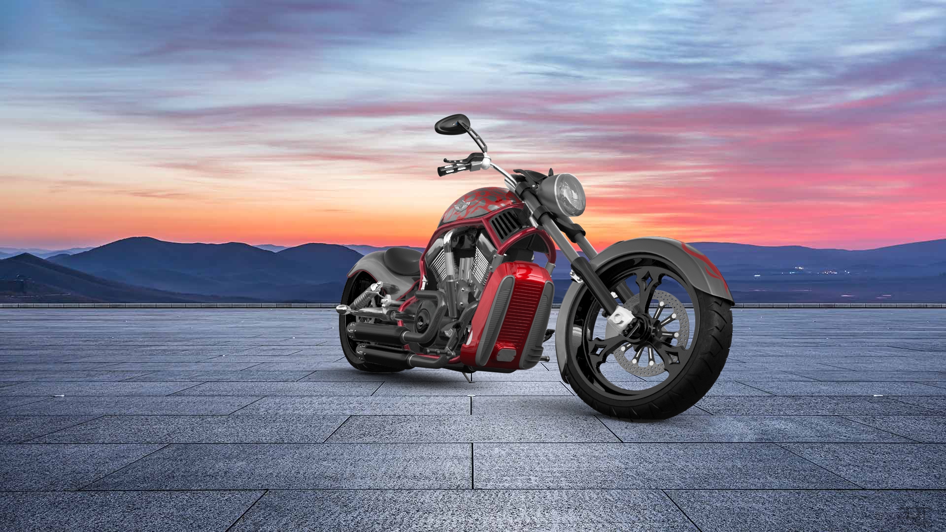 Harley-Davidson Custom Chopper Cruiser 2011