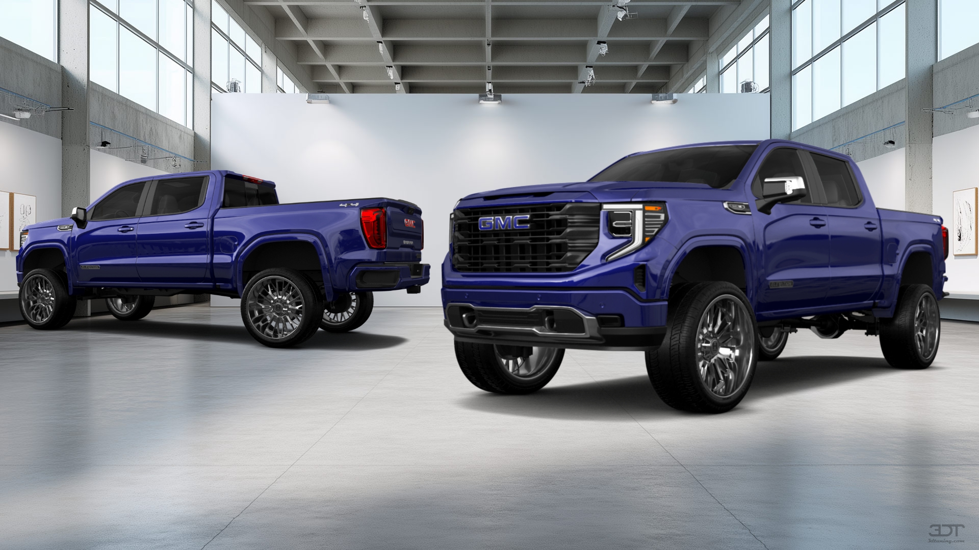 GMC Sierra 1500 Crew Cab 5.8 ft box 4 Door pickup truck 2023 tuning