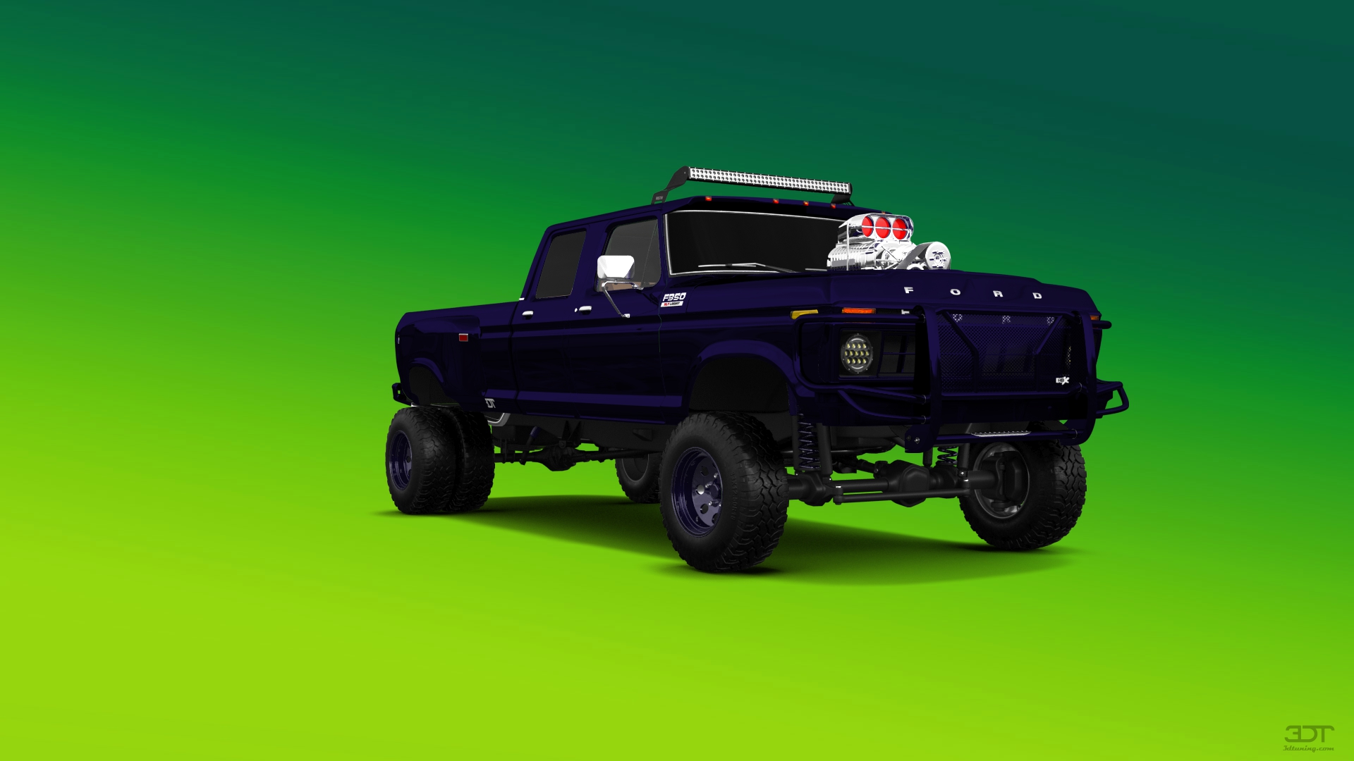 Ford F-350 Dually 4 Door pickup truck 1973