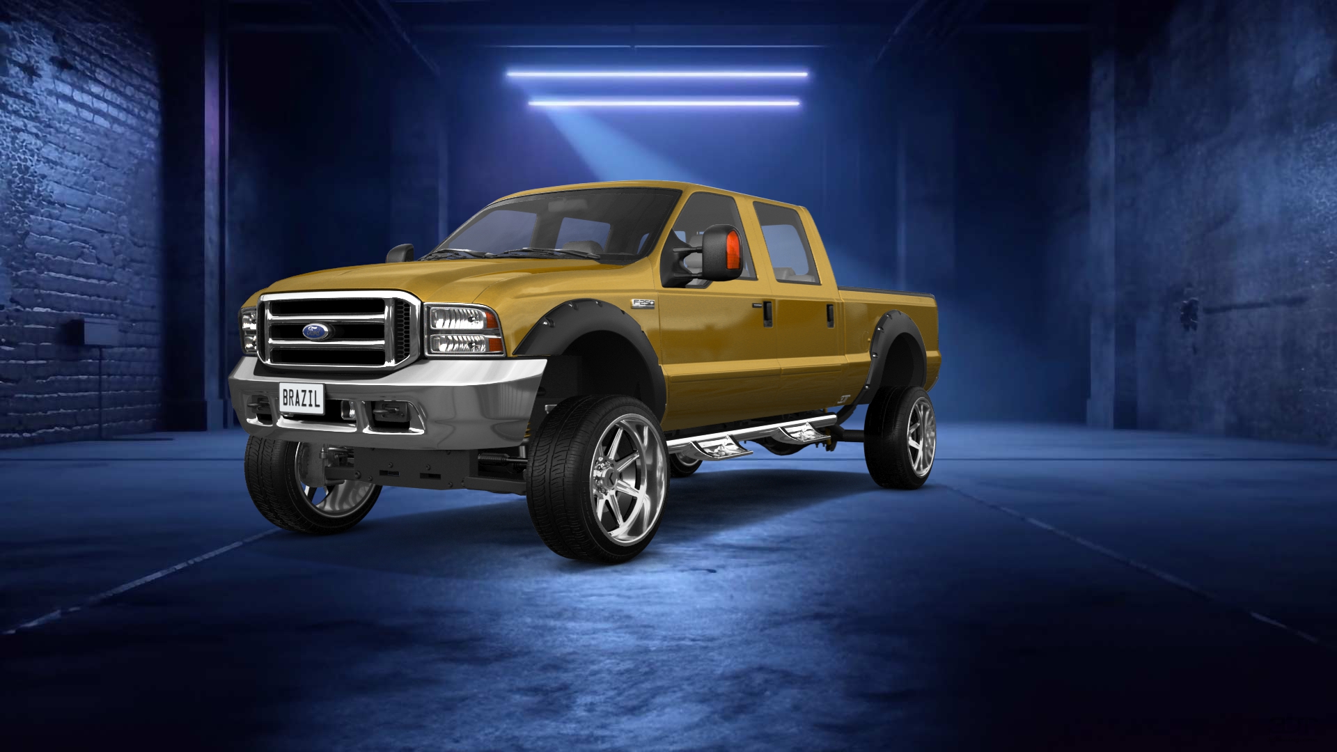 Ford F-250 Crew Cab 4 Door pickup truck 1999 tuning