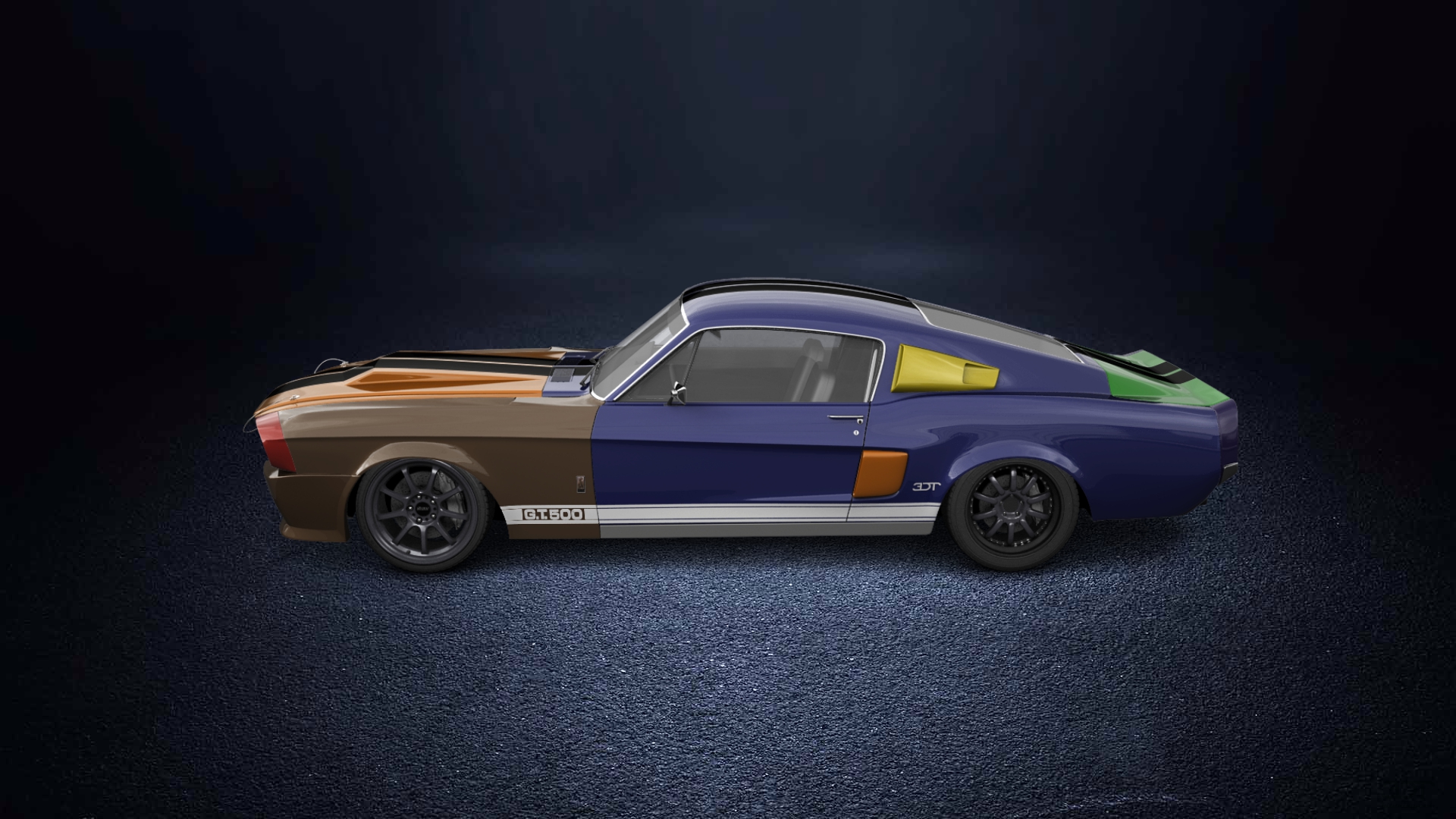 Mustang GT500 2 Door Coupe 1968 tuning