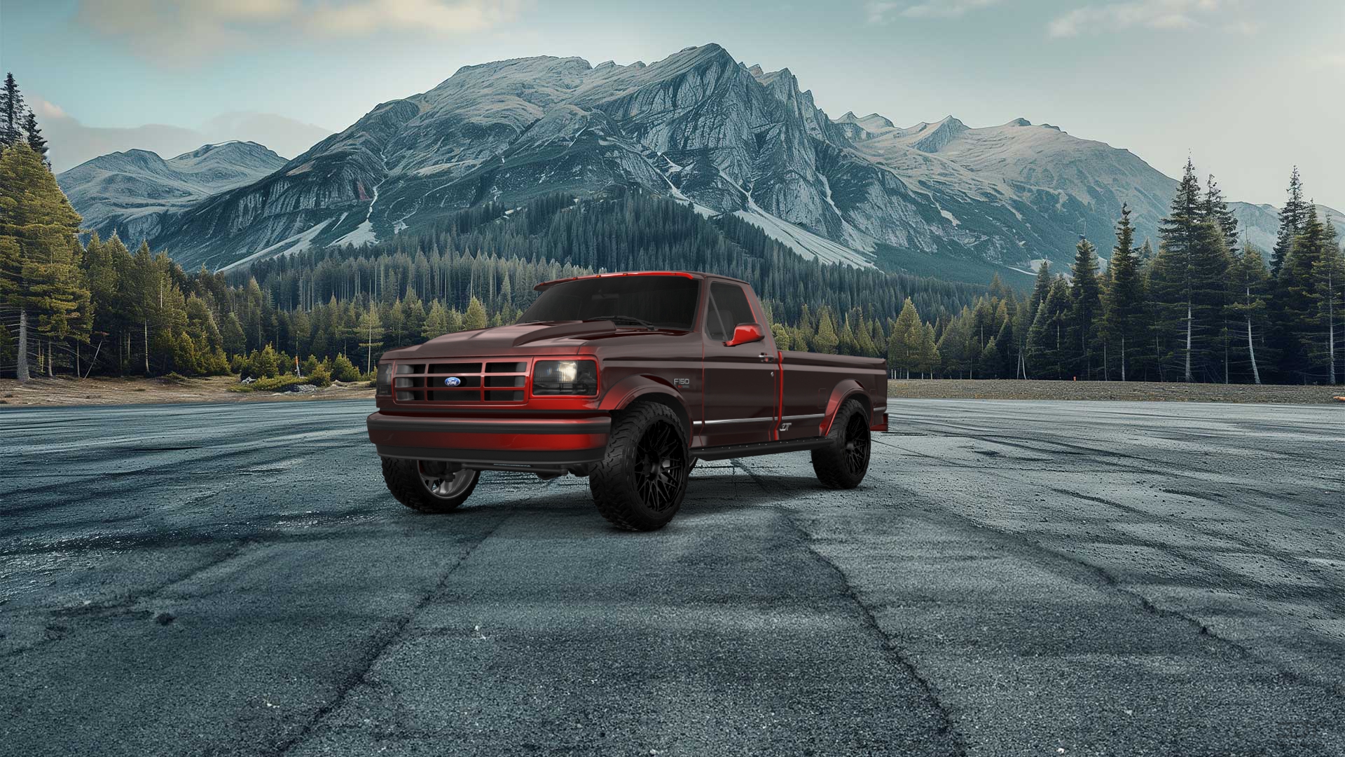 Ford F-150 Regular Cab 2 Door pickup truck 1992 tuning