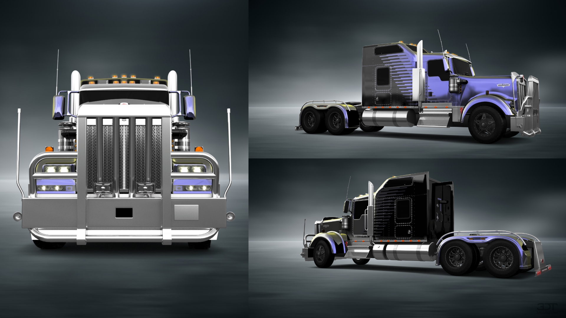 Kenworth W900 Sleeper Cab Truck 2015