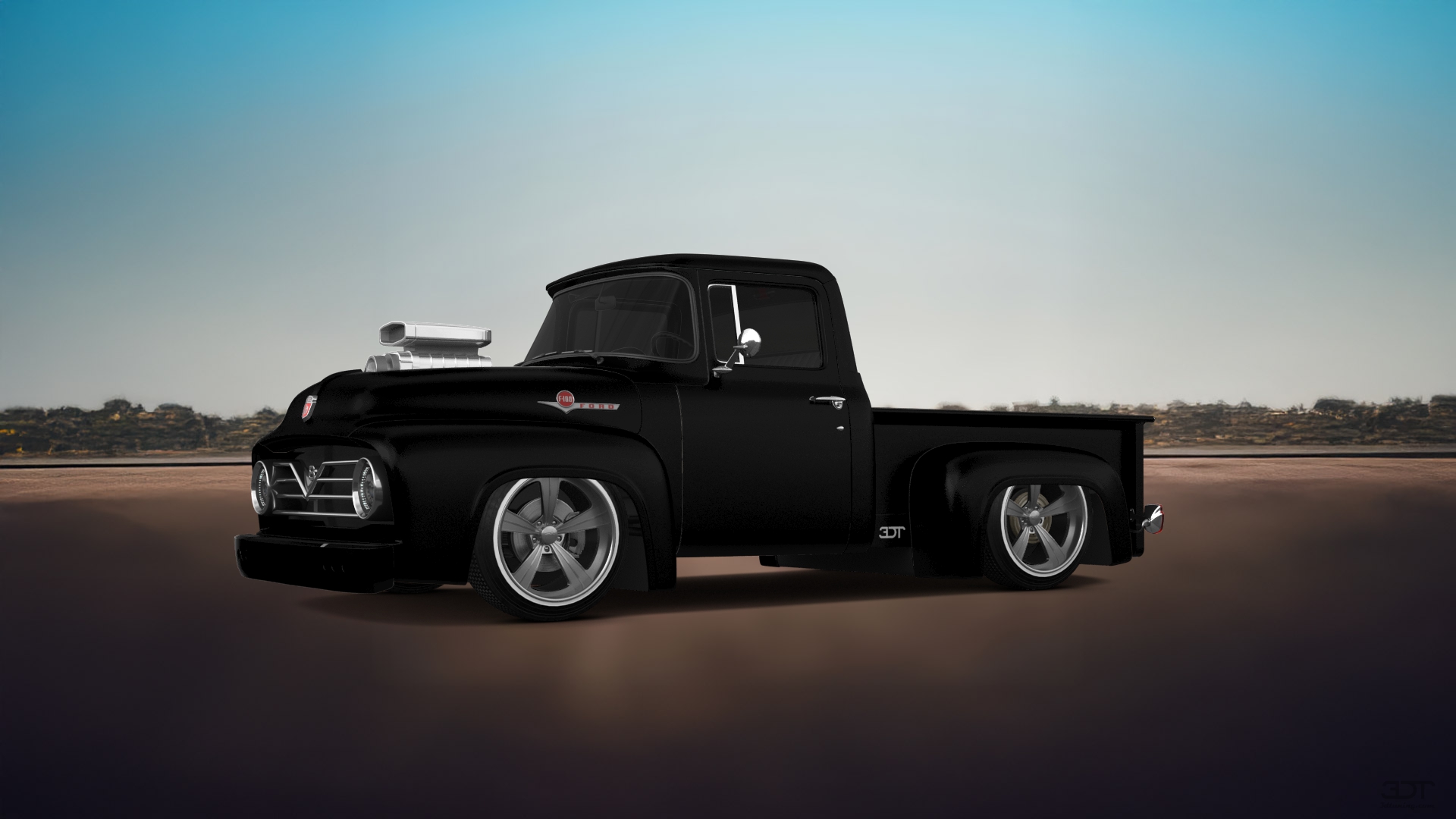Ford F-100 2 Door truck 1956 tuning