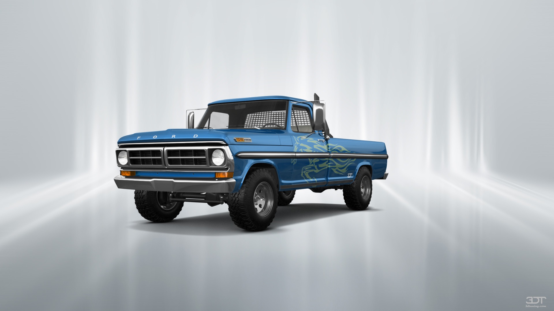 Ford F-250 2 Door pickup truck 1971