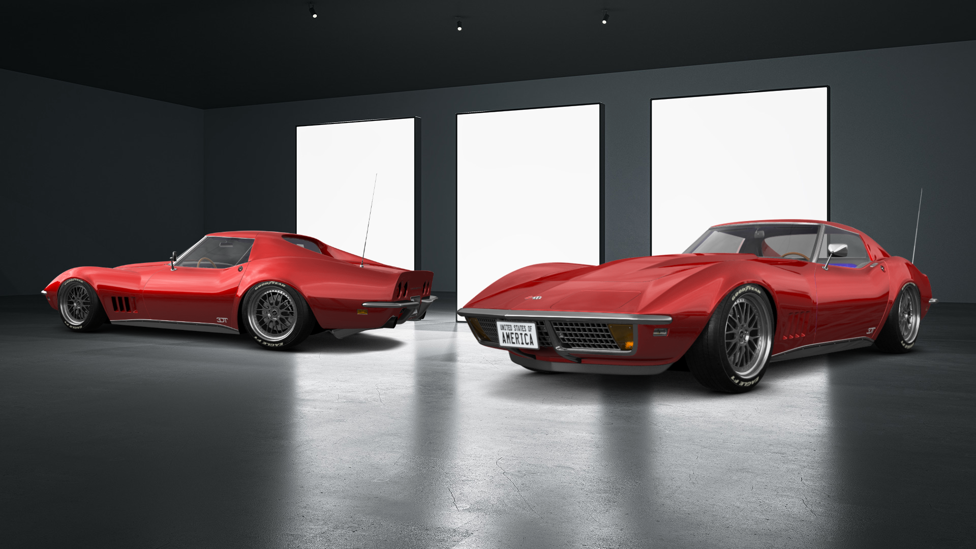 Tuning Chevrolet Corvette 2 Door Coupe 1968