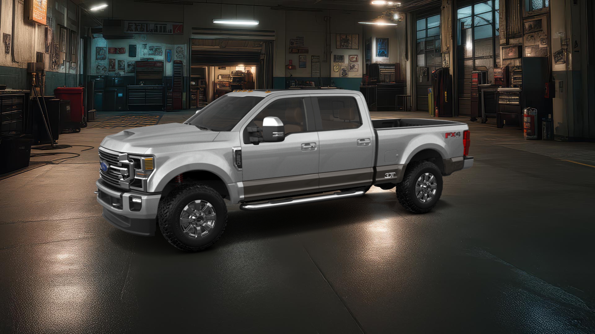 Ford F-250 4 Door pickup truck 2021 tuning