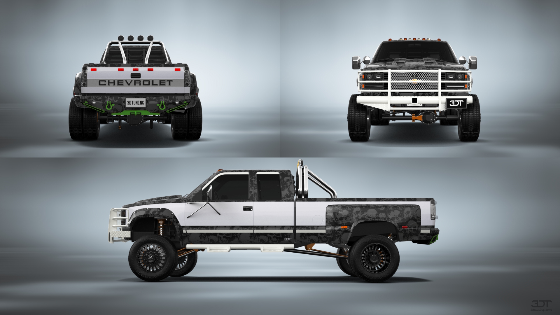 Chevrolet K3500 Extended Cab Pickup Truck 1988