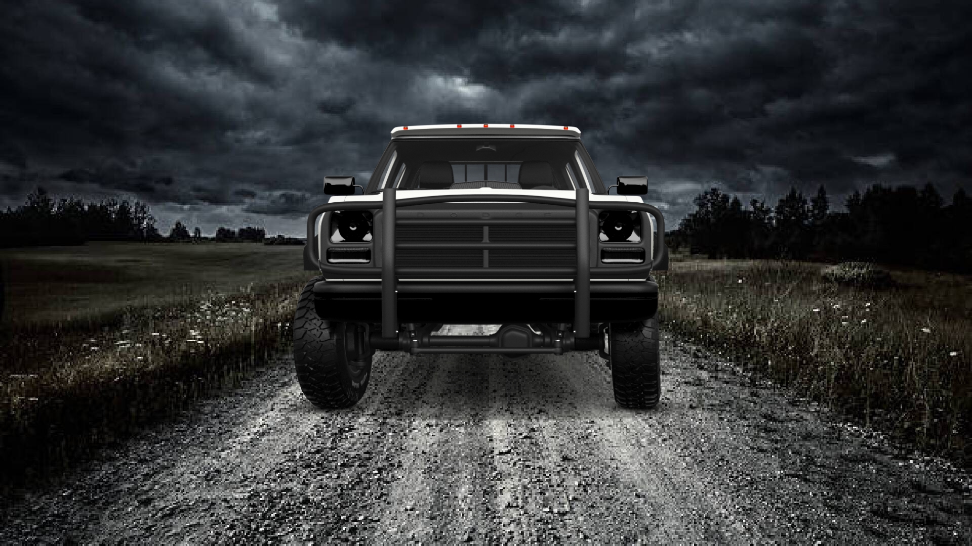 Dodge Ram 350 4 Door pickup truck 1991