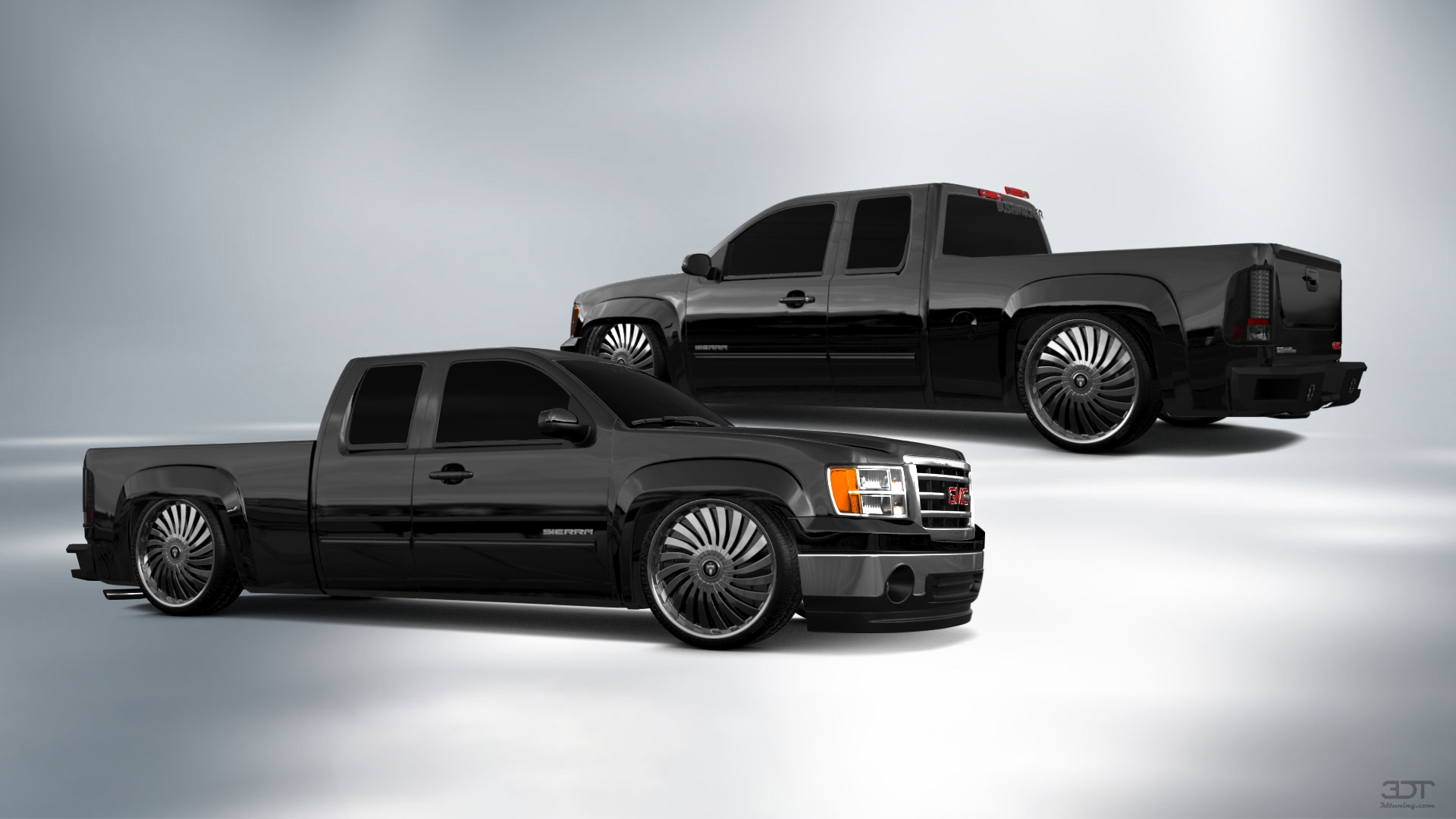 GMC Sierra 1500 Double Cab 6.6 ft box 2 Door truck 2007 tuning