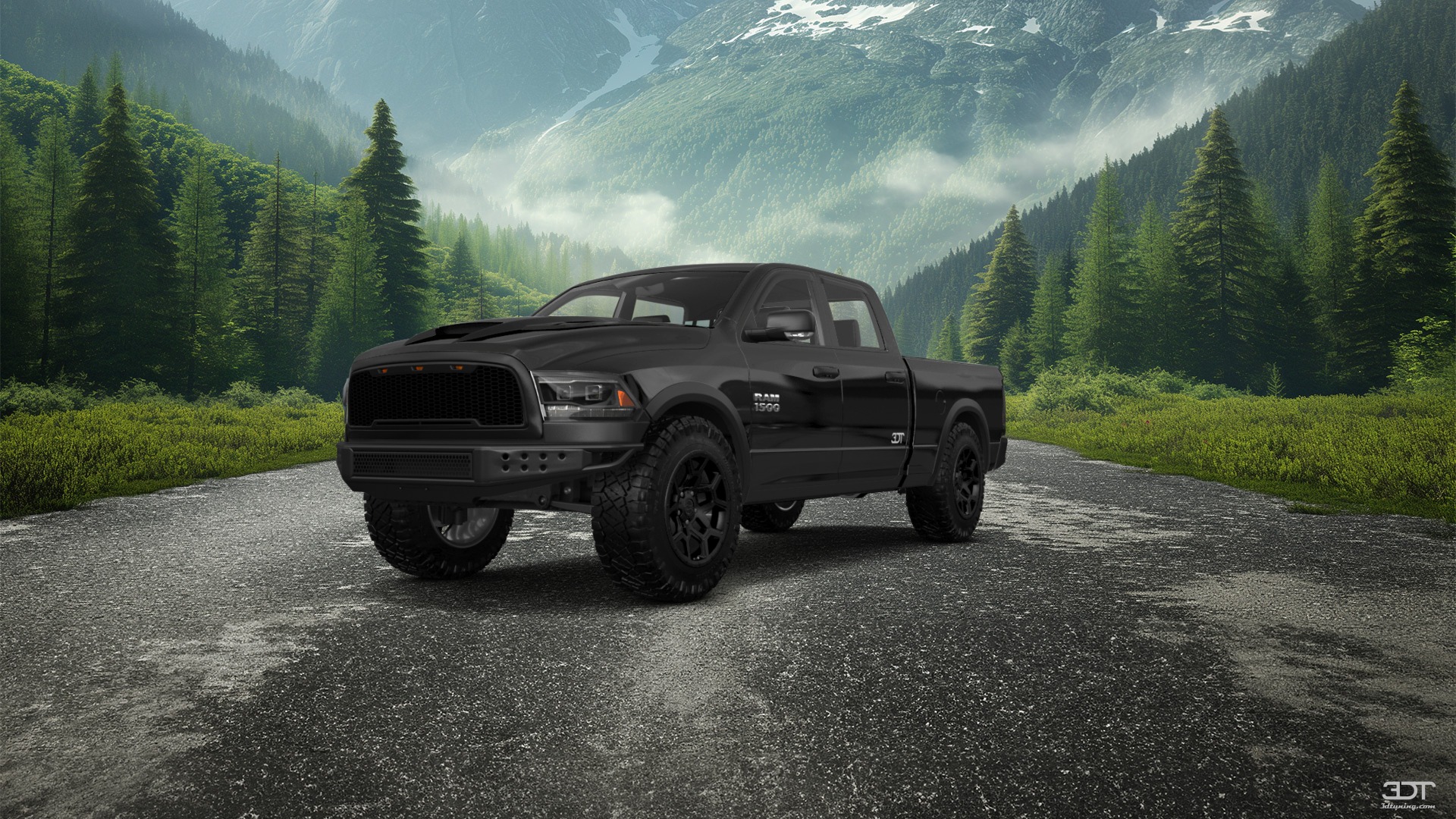 Dodge Ram 1500 Crew Cab 6.4 ft box 4 Door pickup truck 2009