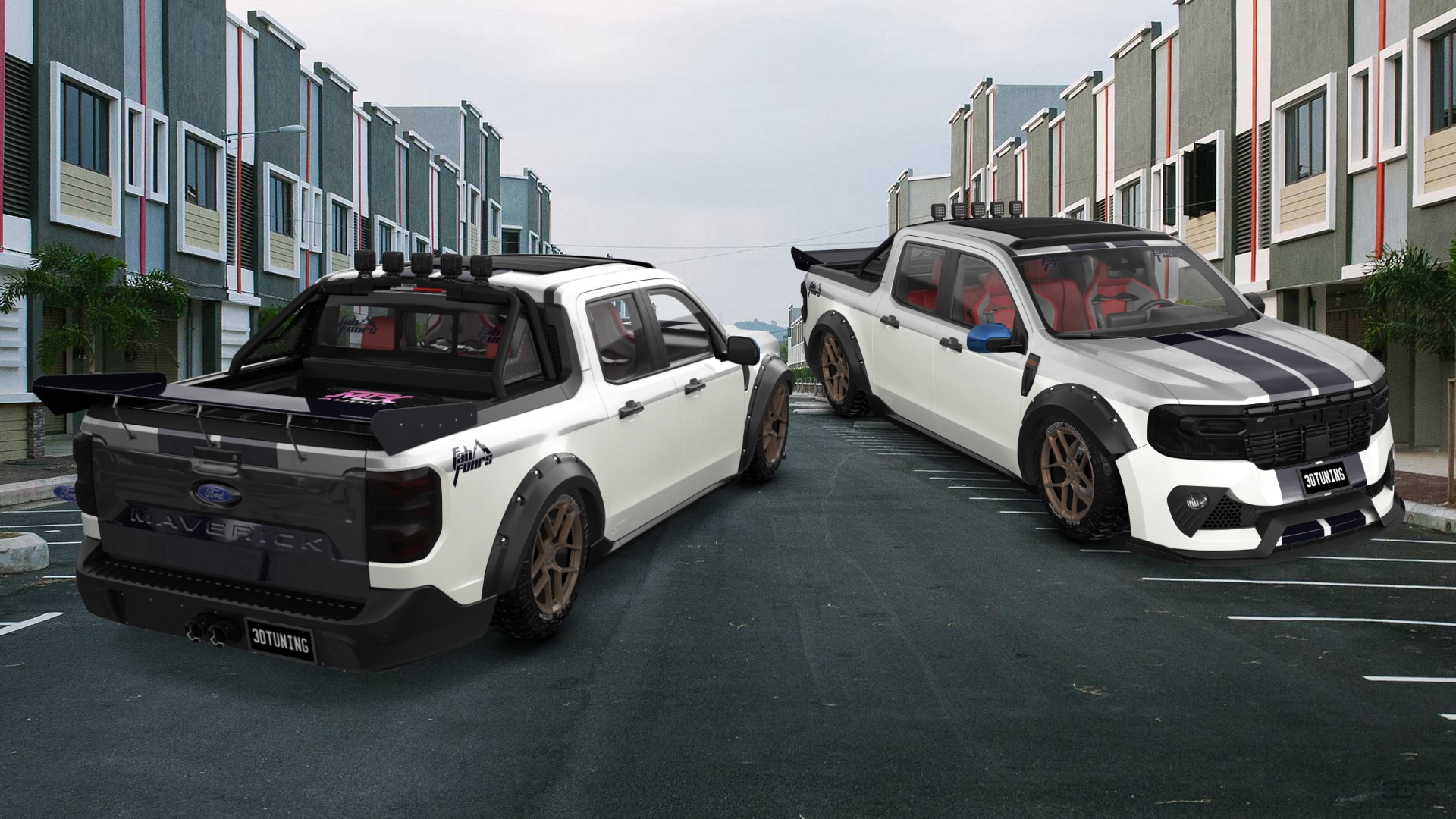 Ford Maverick 4 Door pickup truck 2022 tuning