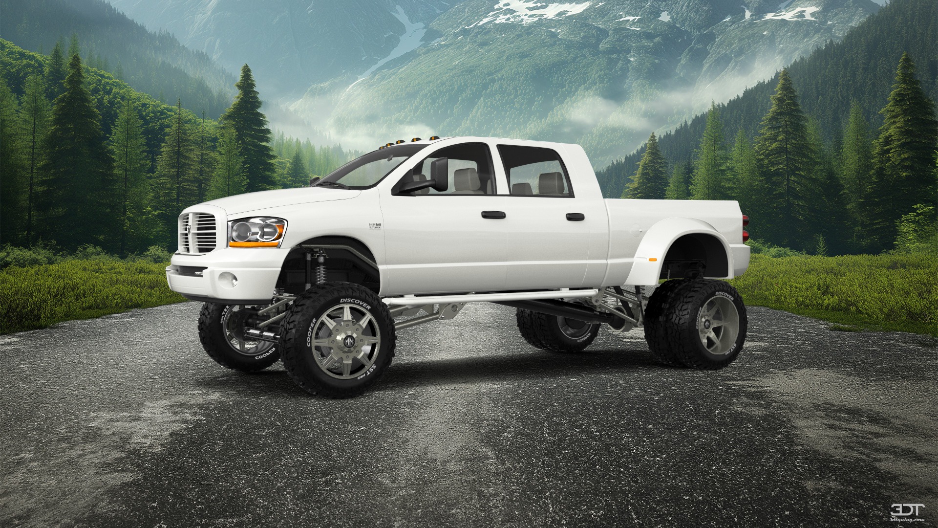 Dodge Ram 3500 Dually 4 Door pickup truck 2007
