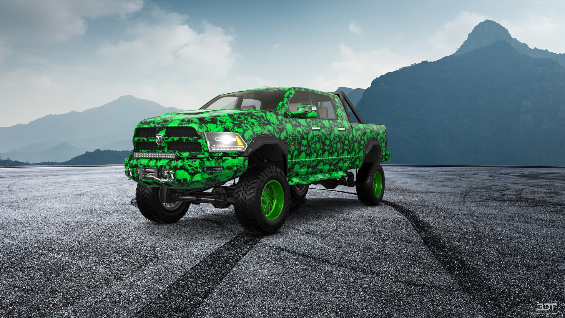 Dodge Ram 2500 Mega Cab 6.4 ft box 4 Door pickup truck 2010