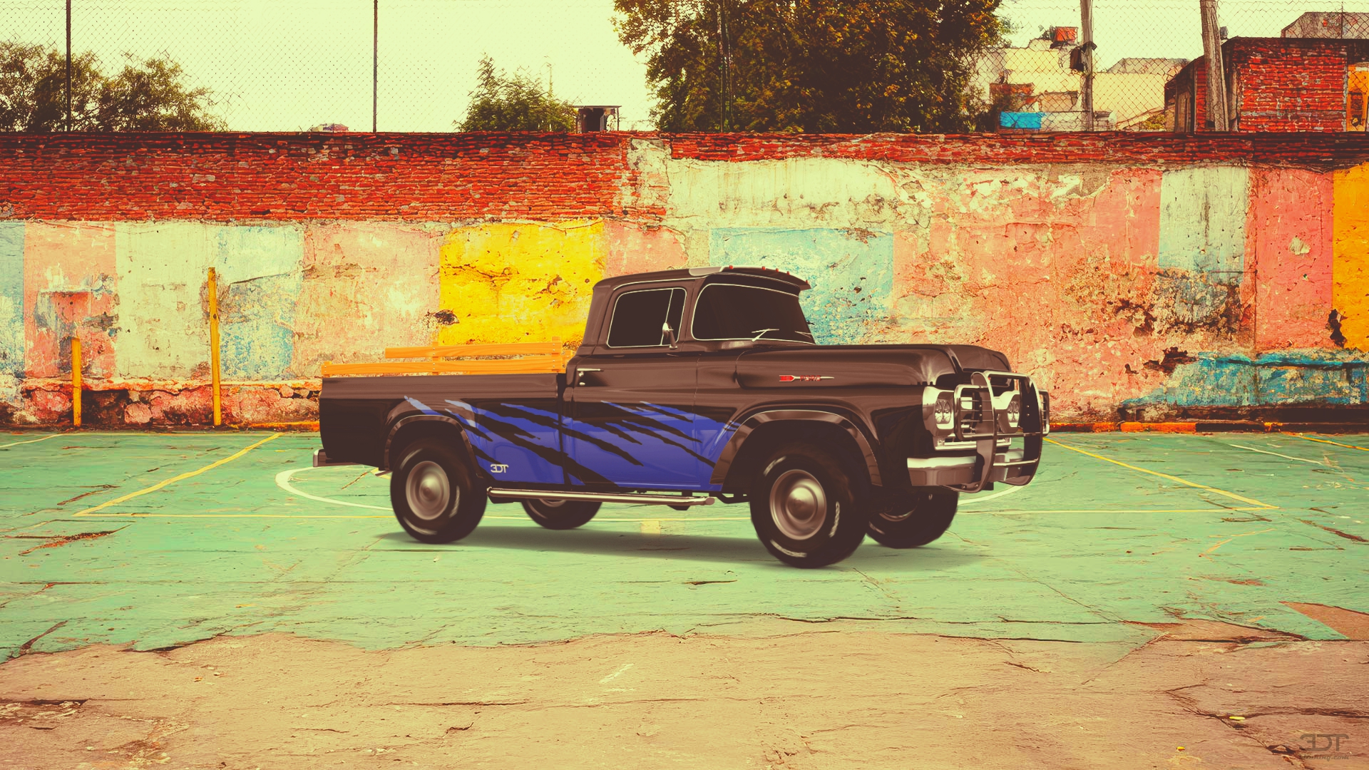 Ford F-100 2 Door pickup truck 1960 tuning