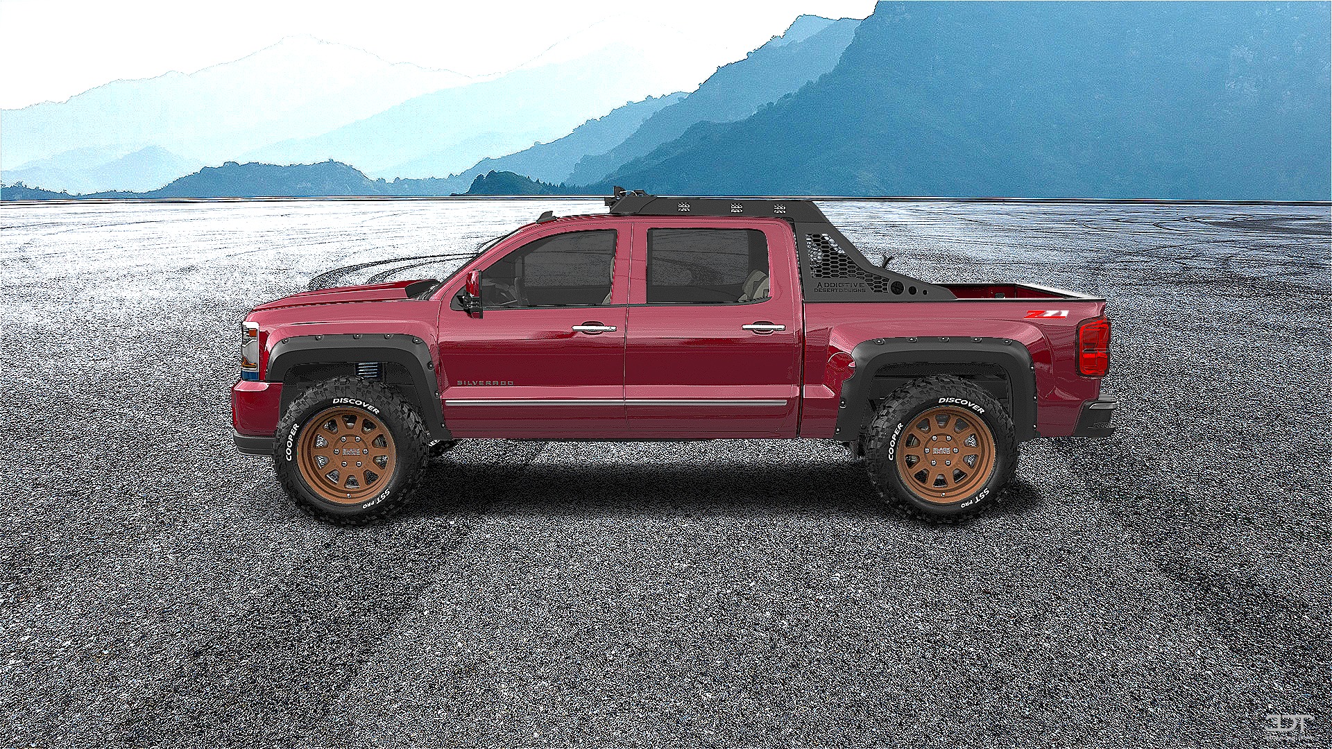Chevrolet Silverado 1500 4 Door pickup truck 2016 tuning