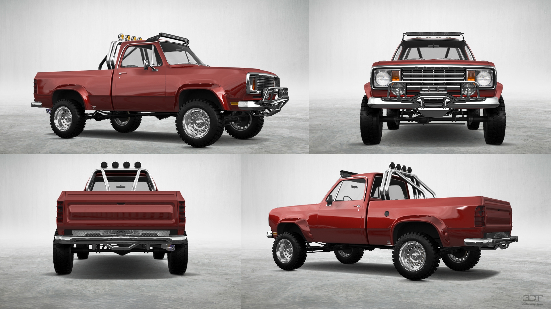 Dodge Power Wagon W200 2 Door pickup truck 1977