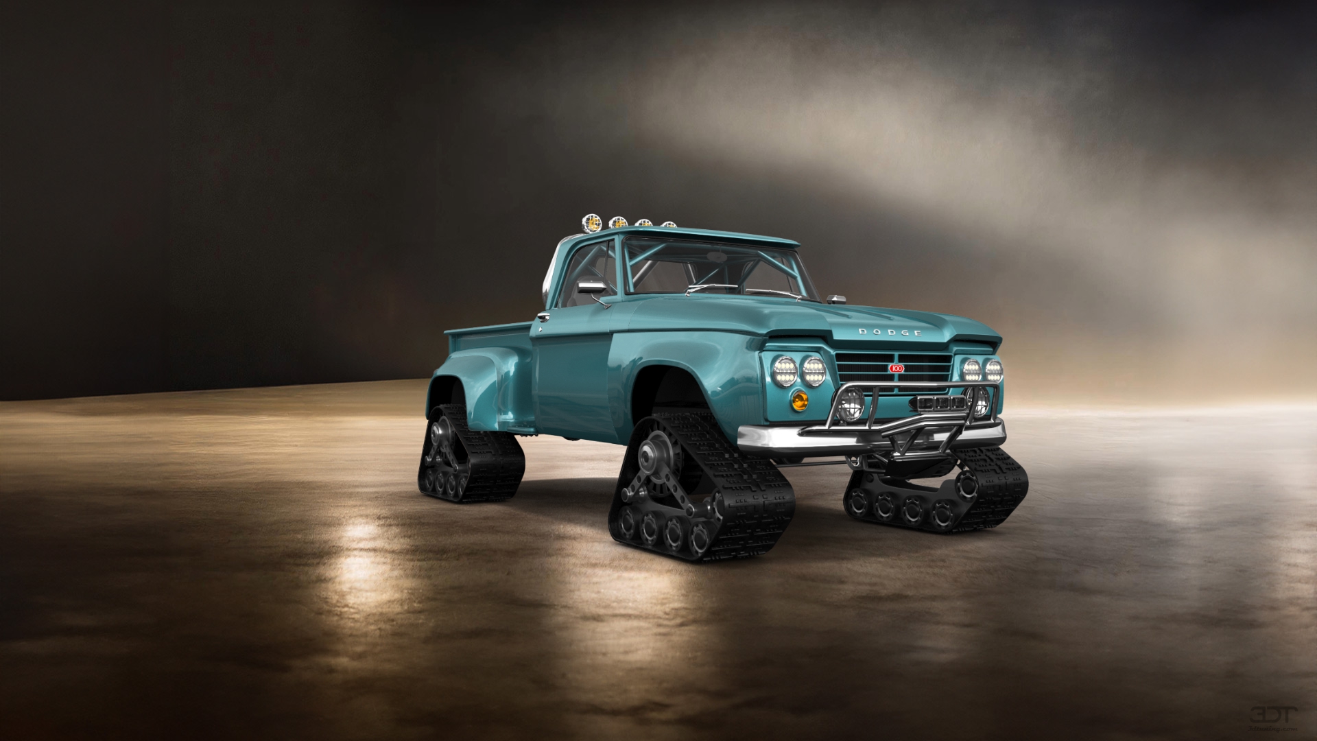 Dodge D-100 Stepside 2 Door pickup truck 1961 tuning