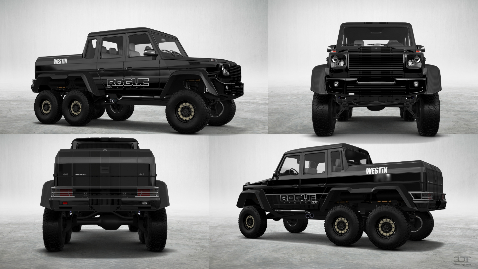 Mercedes G 63 AMG 6x6 4 Door pickup truck 2013