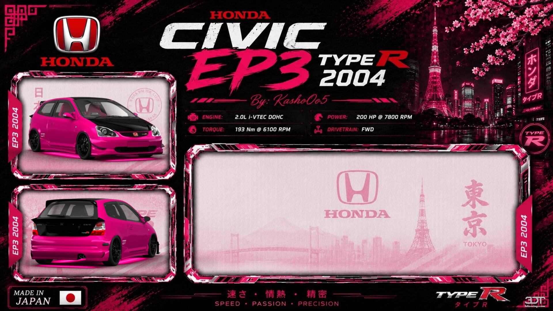 Honda Civic Type-R 3 Door Hatchback 2004 Images