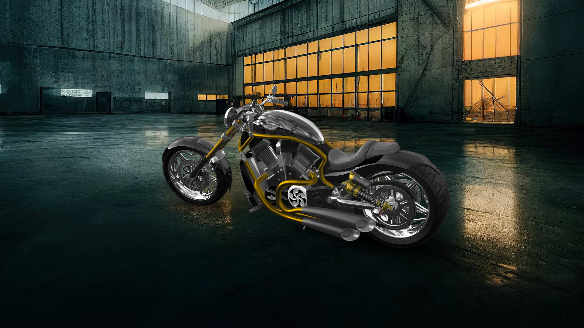 Harley-Davidson Custom Chopper Cruiser 2011