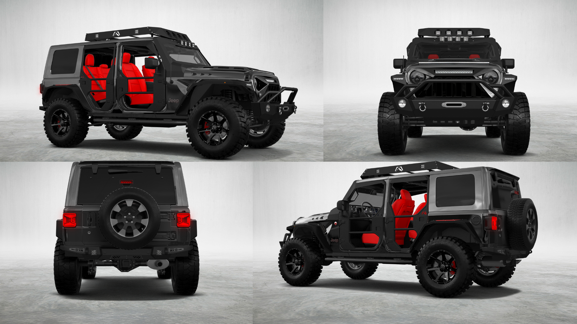 Jeep Wrangler Rubicon JL 4 Door SUV 2017 tuning