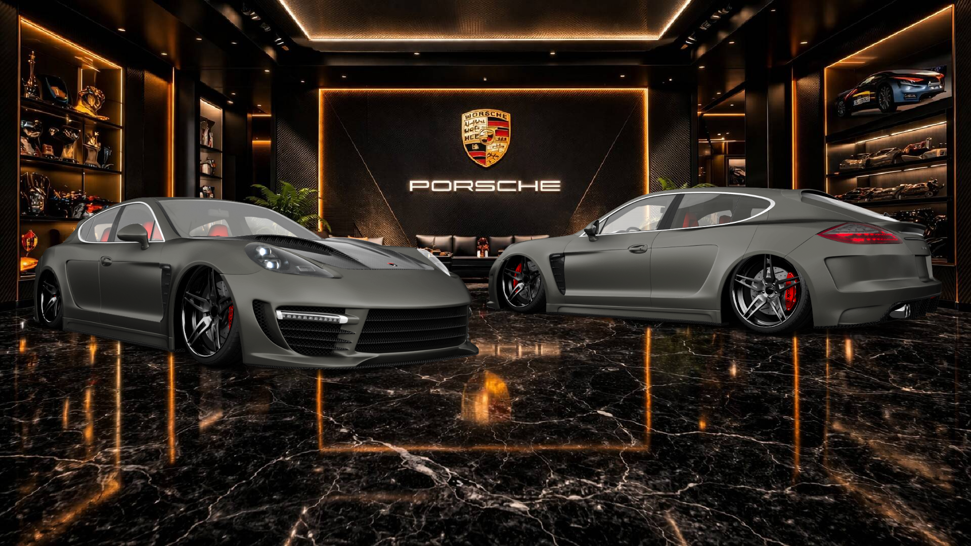 Porsche Panamera 4 door fastback saloon 2011 Images